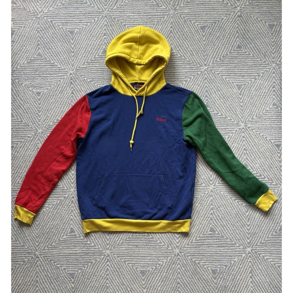 Forever 21 Wilson Colorblock Sweatshirt‎ - Multicolor - Medium